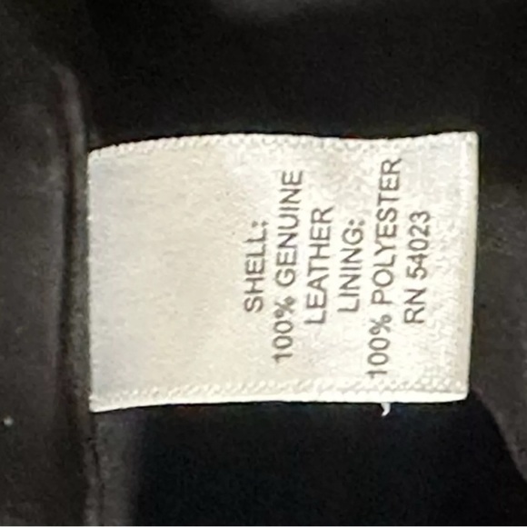 Banana Republic Pleated Leather Short Sleeve Top Western Rock Grunge Black Large - Picture 16 of 16